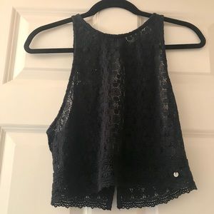 Abercrombie and Fitch crochet crop top